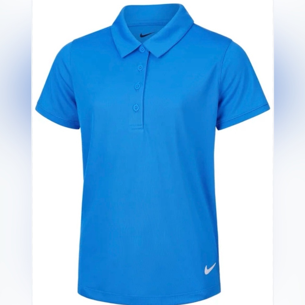 Nike Vibrant Blue Polo Shirt Youth